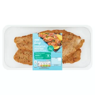 ASDA Crisp 2 Lightly Dusted Basa Fillets 300g
