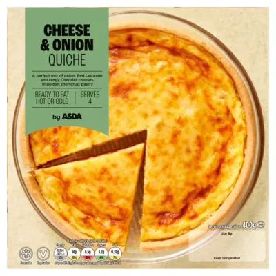 ASDA Cheese & Onion Quiche 400g