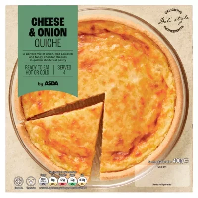 ASDA Classic Cheese & Onion Quiche 400g