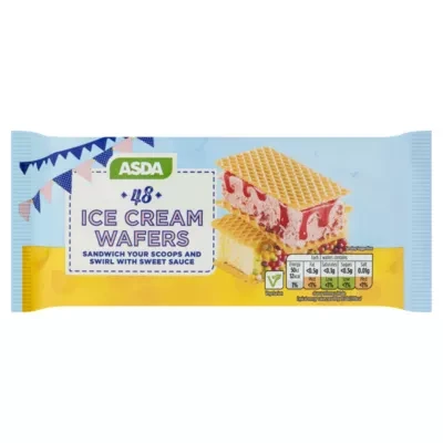 ASDA 48 Ice Cream Wafers