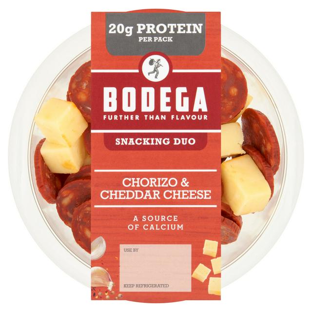 Bodega Chorizo & Cheddar Cheese Snacking Duo 90g