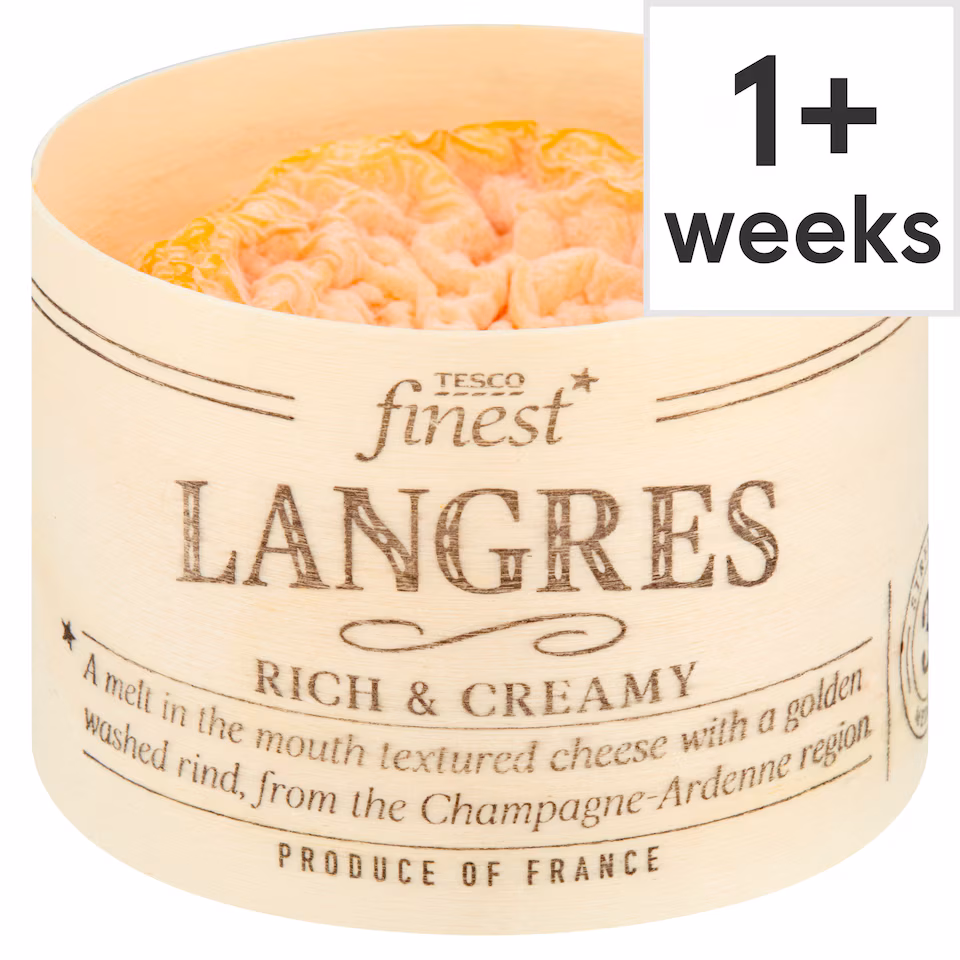Tesco Finest Langres Soft Cheese 180 G