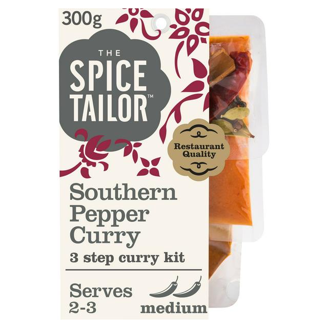 The Spice Tailor Southern Pepper Indian Curry Sauce Kit 300g
