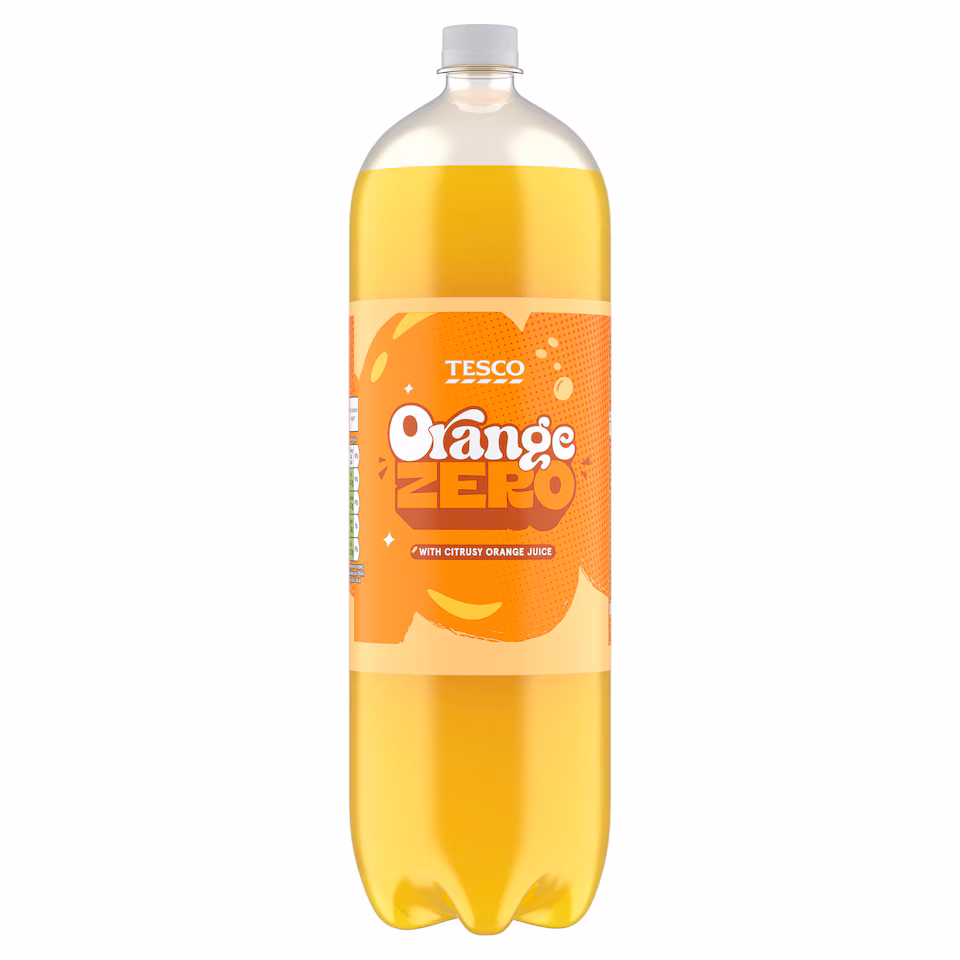 Tesco Orange Zero 2 Litre