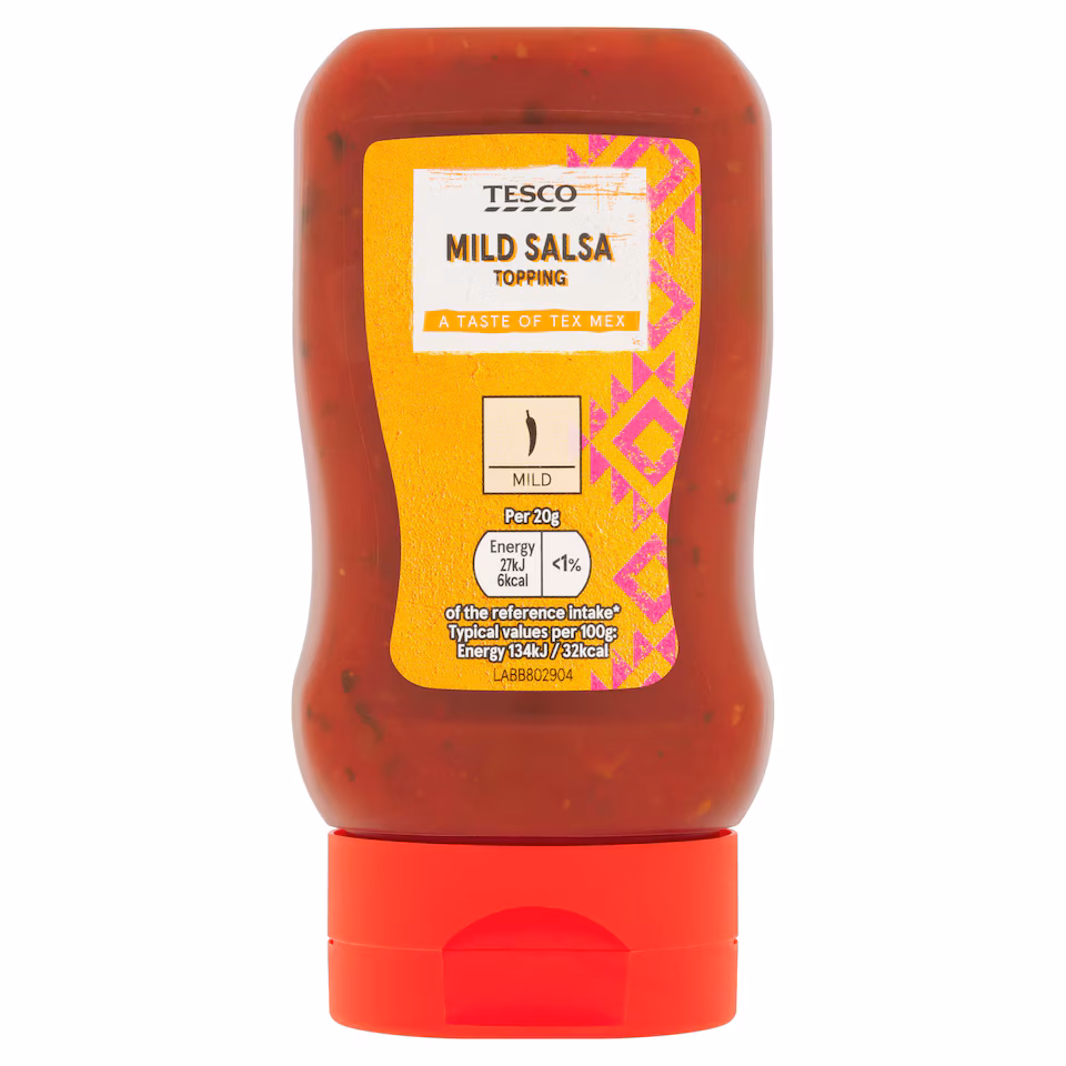 Tesco Mild Salsa Topping 290G
