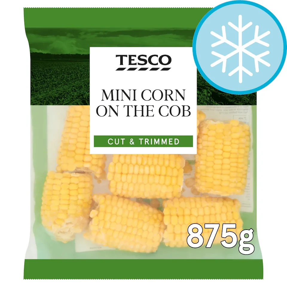 Tesco  Mini Corn On The Cob 875G