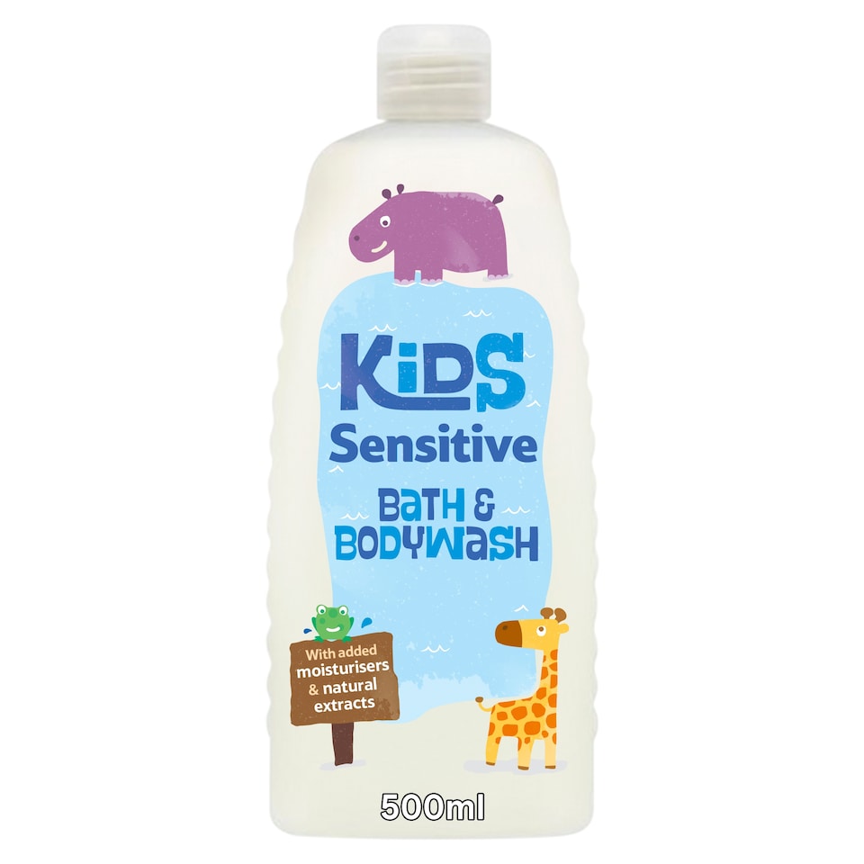 Tesco Kids Sensitive Bath & Bodywash 500Ml