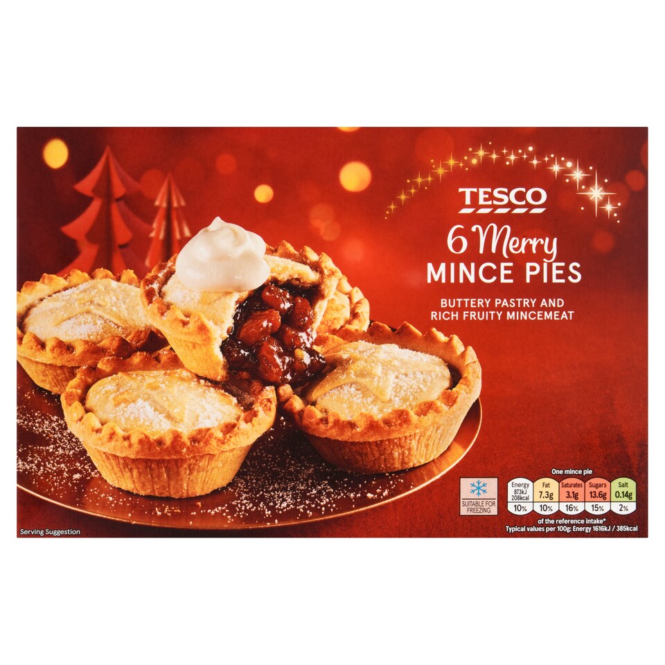 Tesco Mince Pies 6 Pack