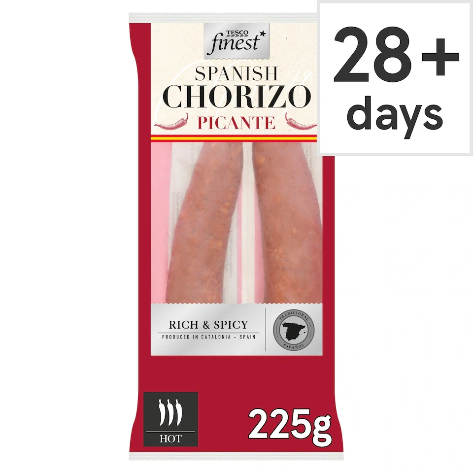 Tesco Finest Spanish Spicy Chorizo Ring 225G