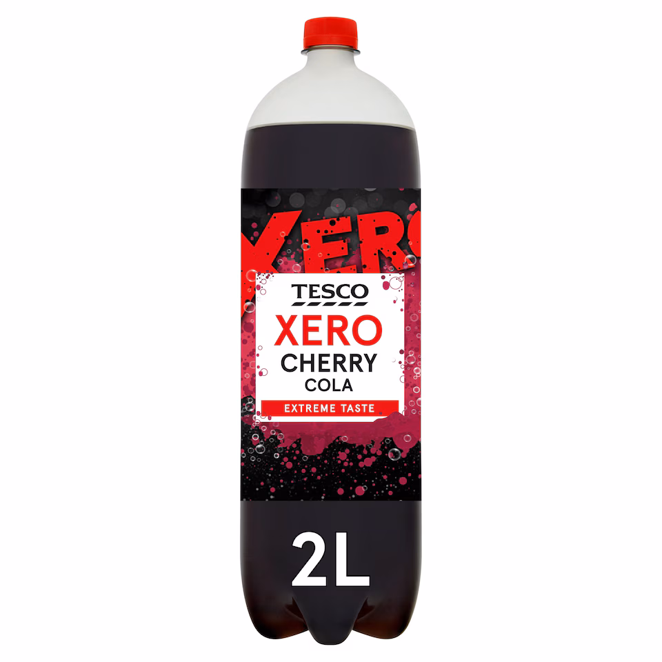 Tesco Xero Cherry Cola 2L