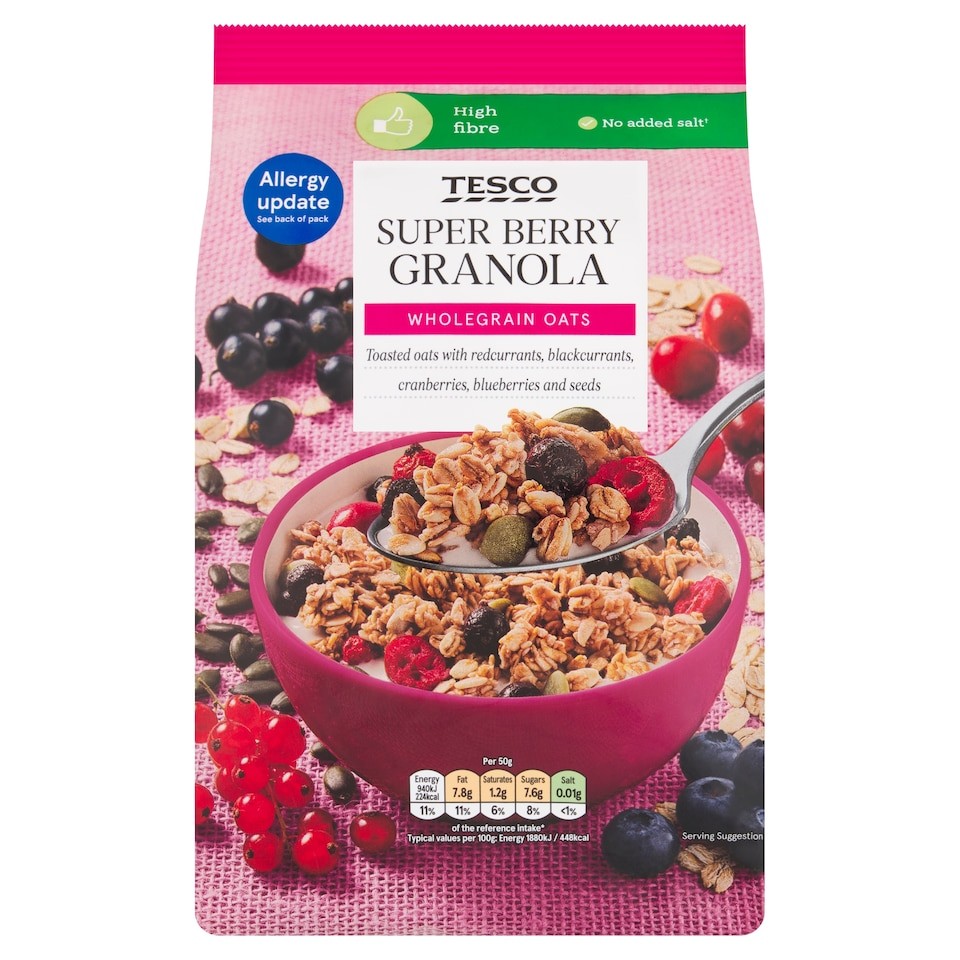 Tesco Superberry Granola 500G