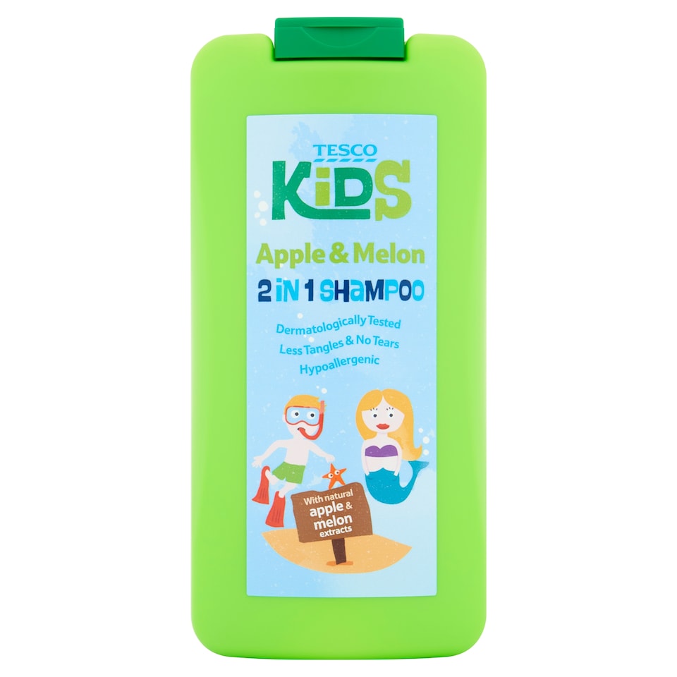 Tesco Kids 2 in 1 Shampoo - Apple & Melon 250ml