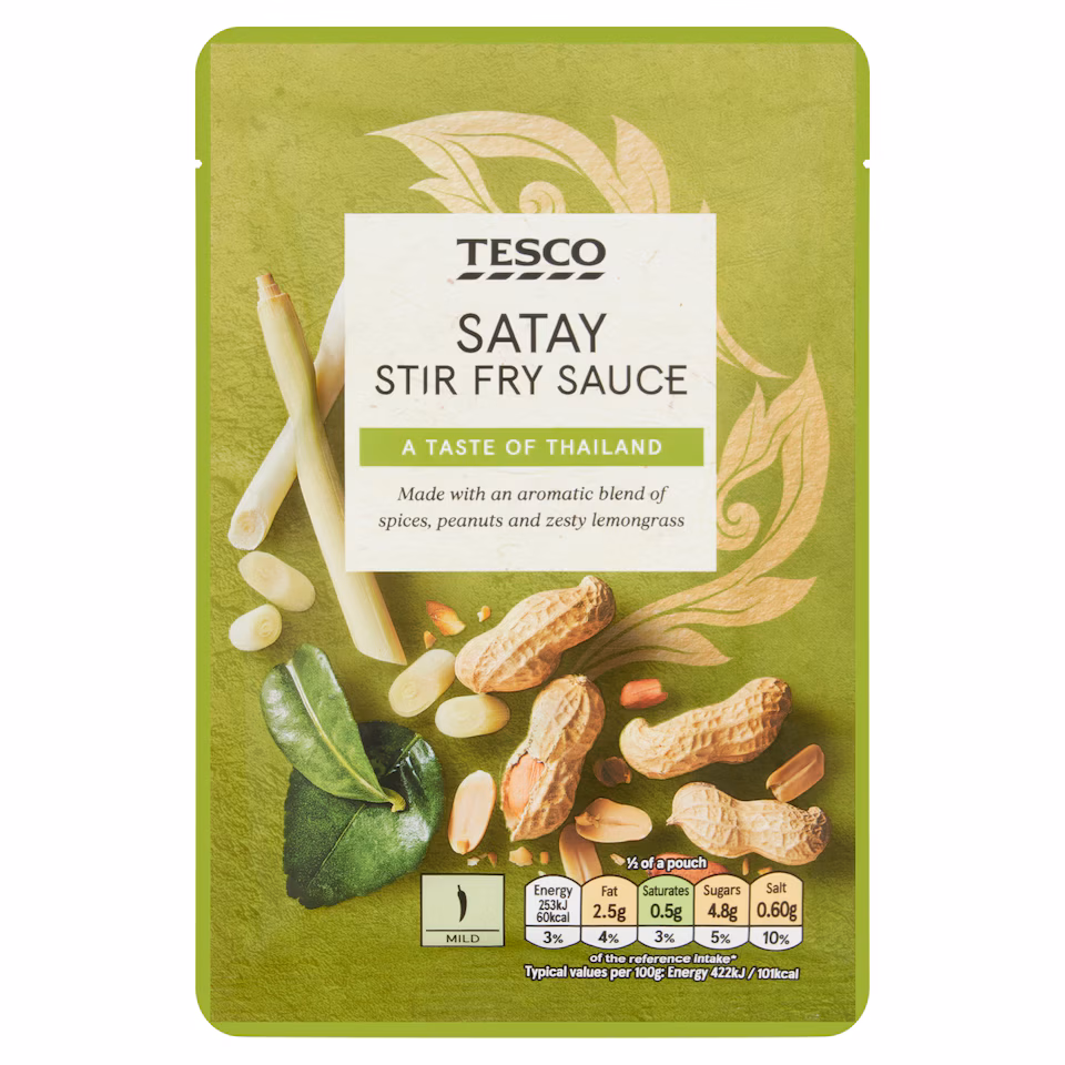 Tesco Satay Stir Fry Sauce 120G