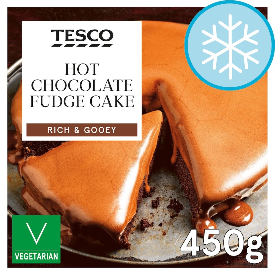 Tesco Hot Chocolate Fudge Cake 450G
