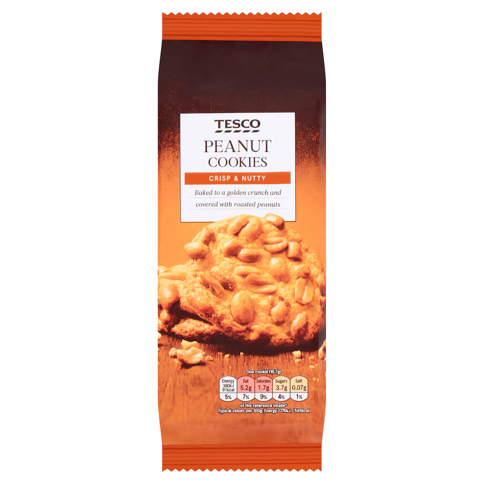 Tesco Peanut Cookies 200G