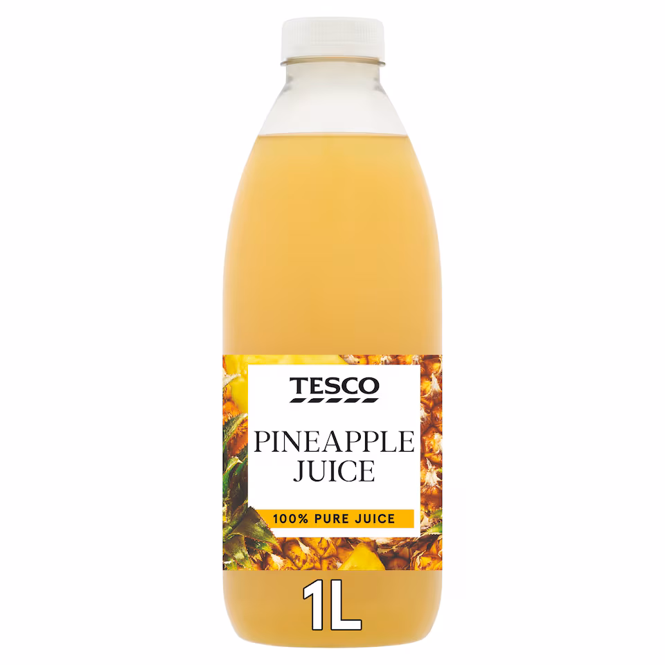 Tesco 100% Pure Pineapple Juice 1 Litre