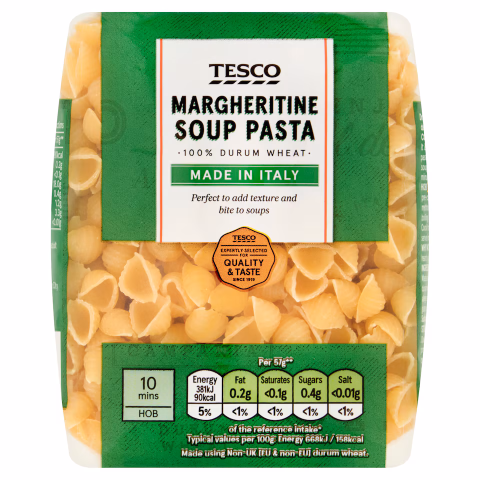 Tesco Margheritine Soup Pasta 250G