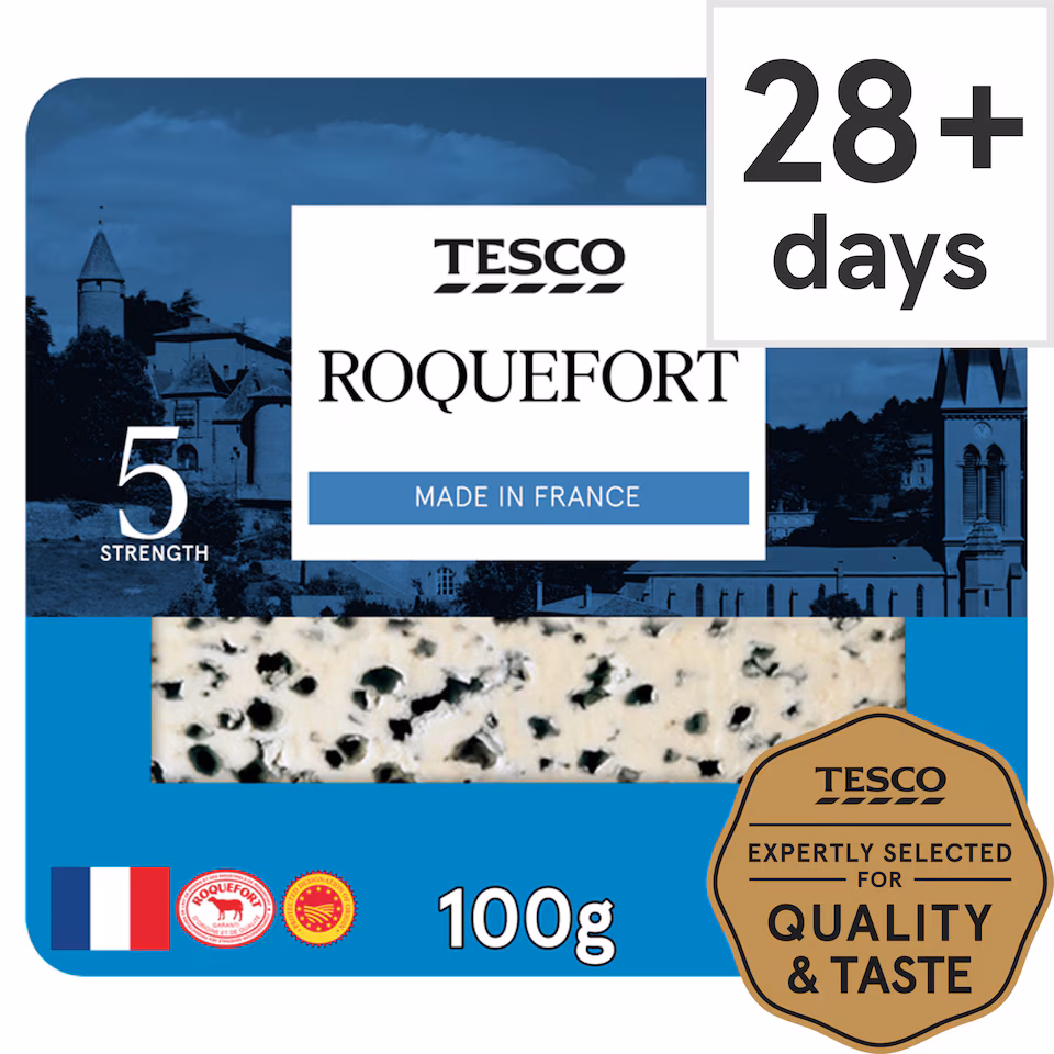 Tesco Roquefort Cheese 100 G
