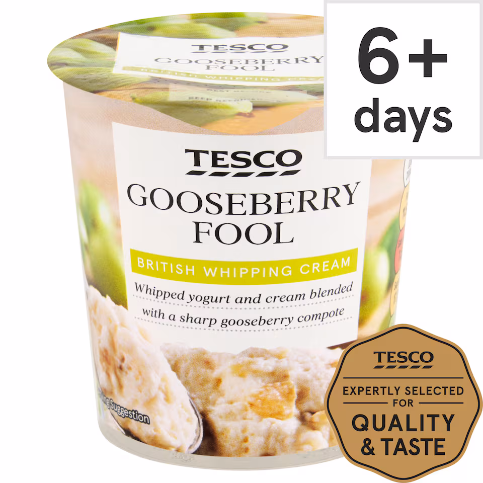 Tesco Gooseberry Fool 114g