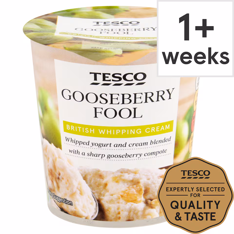 Tesco Gooseberry Fool 114g