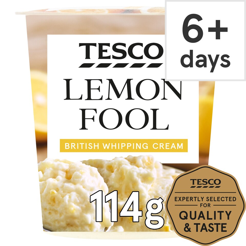Tesco Lemon Fool 114g