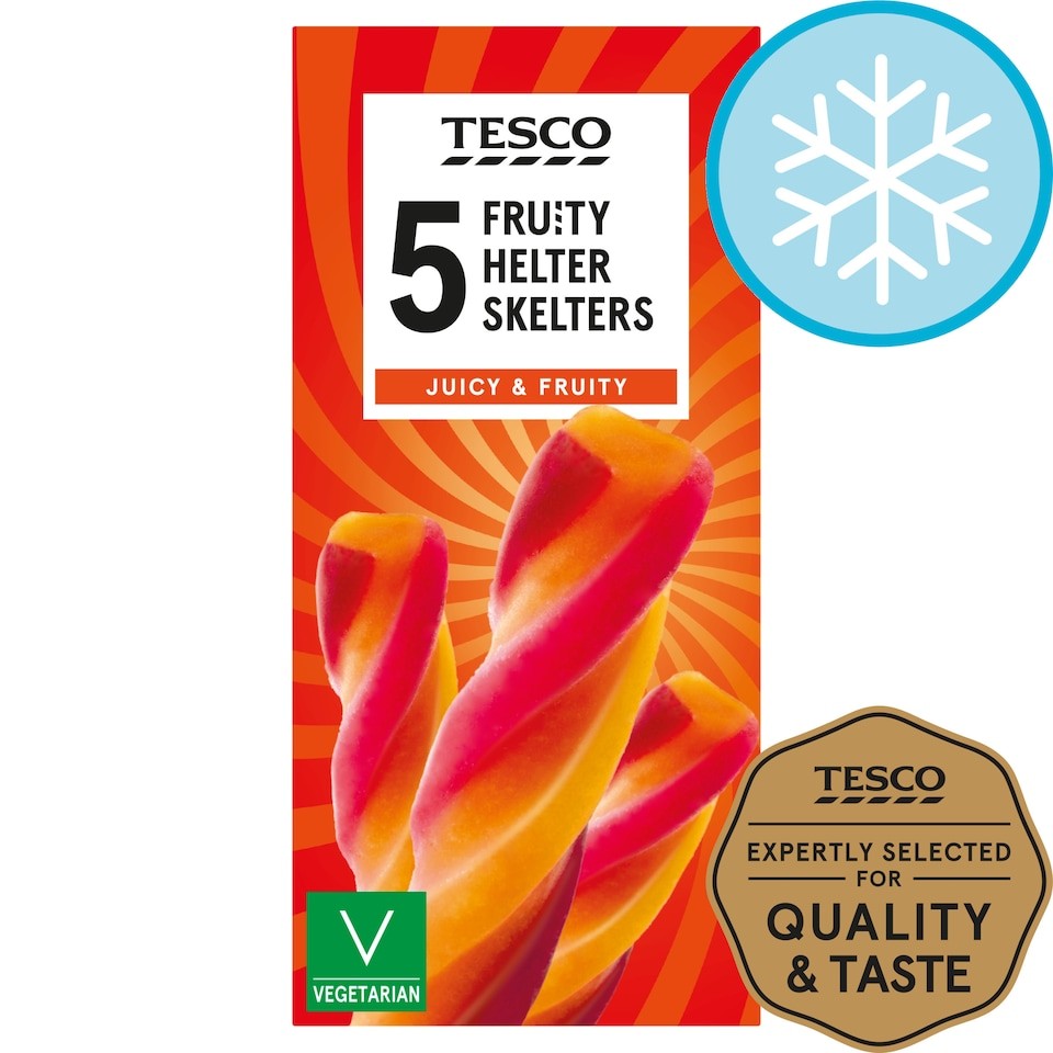 Tesco Fruity Helter Skelters (5 X 70Ml) 350Ml