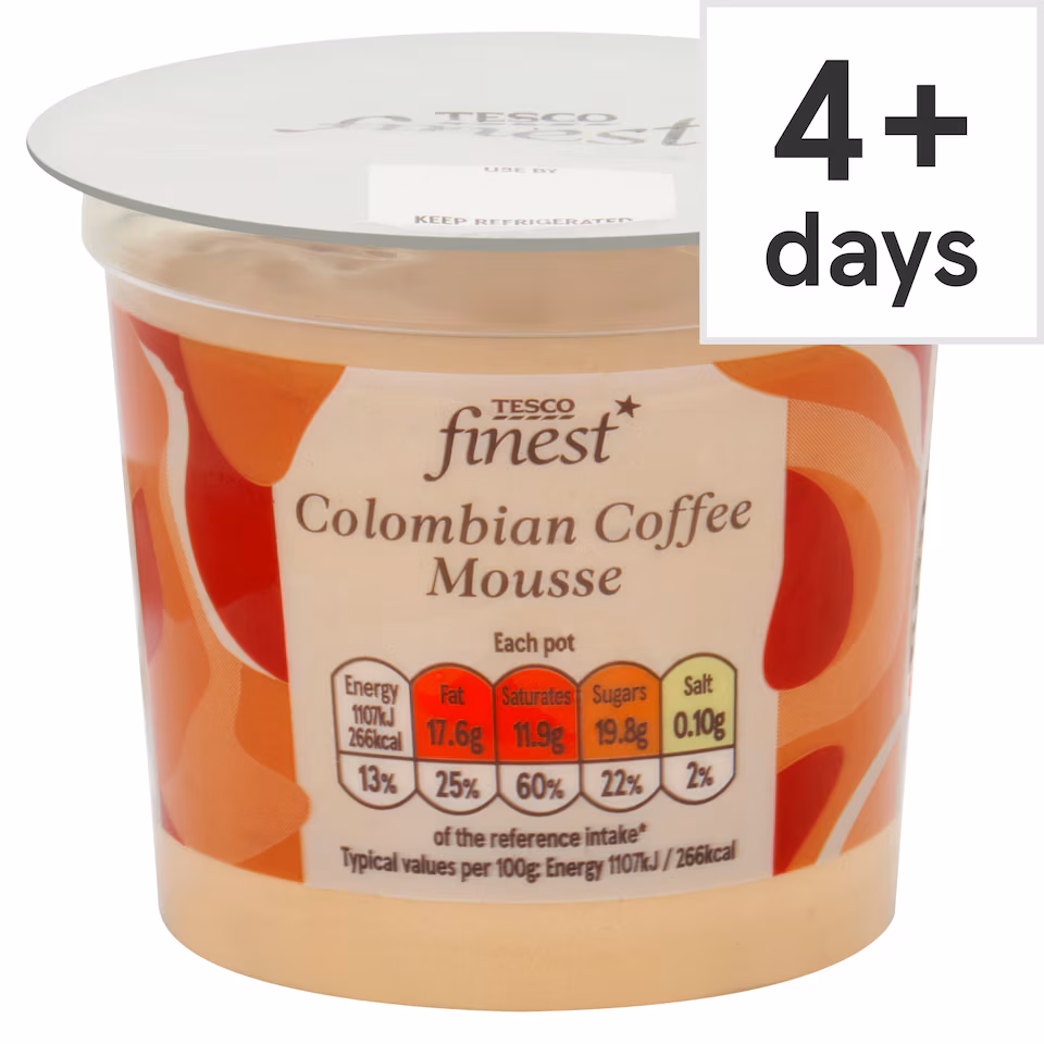 Tesco Finest Coffee Mousse 100G