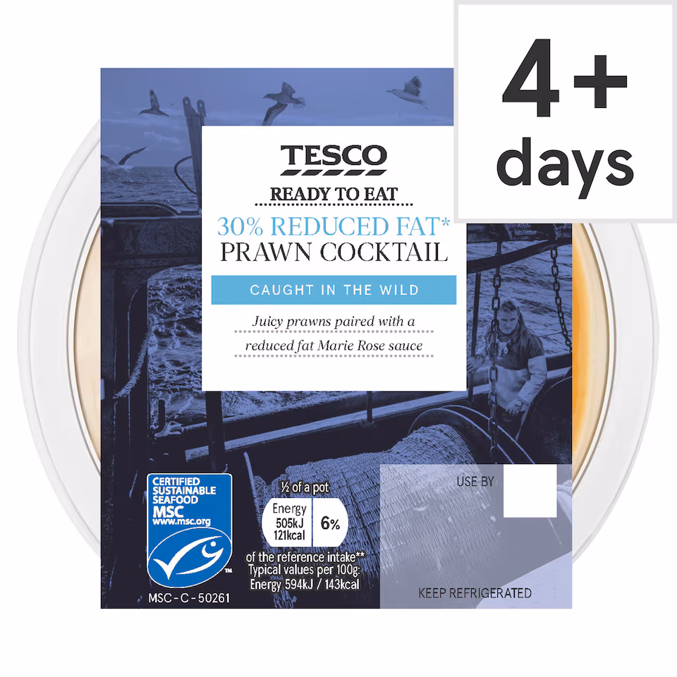 Tesco 30% Reduced Fat Prawn Cocktail 170G