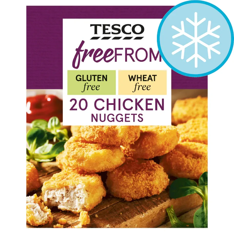 Tesco Free From Chicken Nuggets 20 Pack 400g