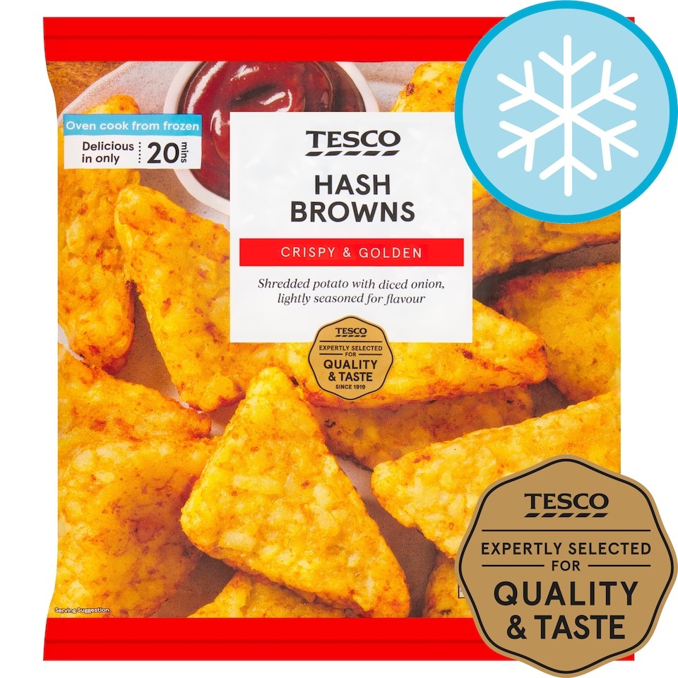 Tesco Hash Browns 750G