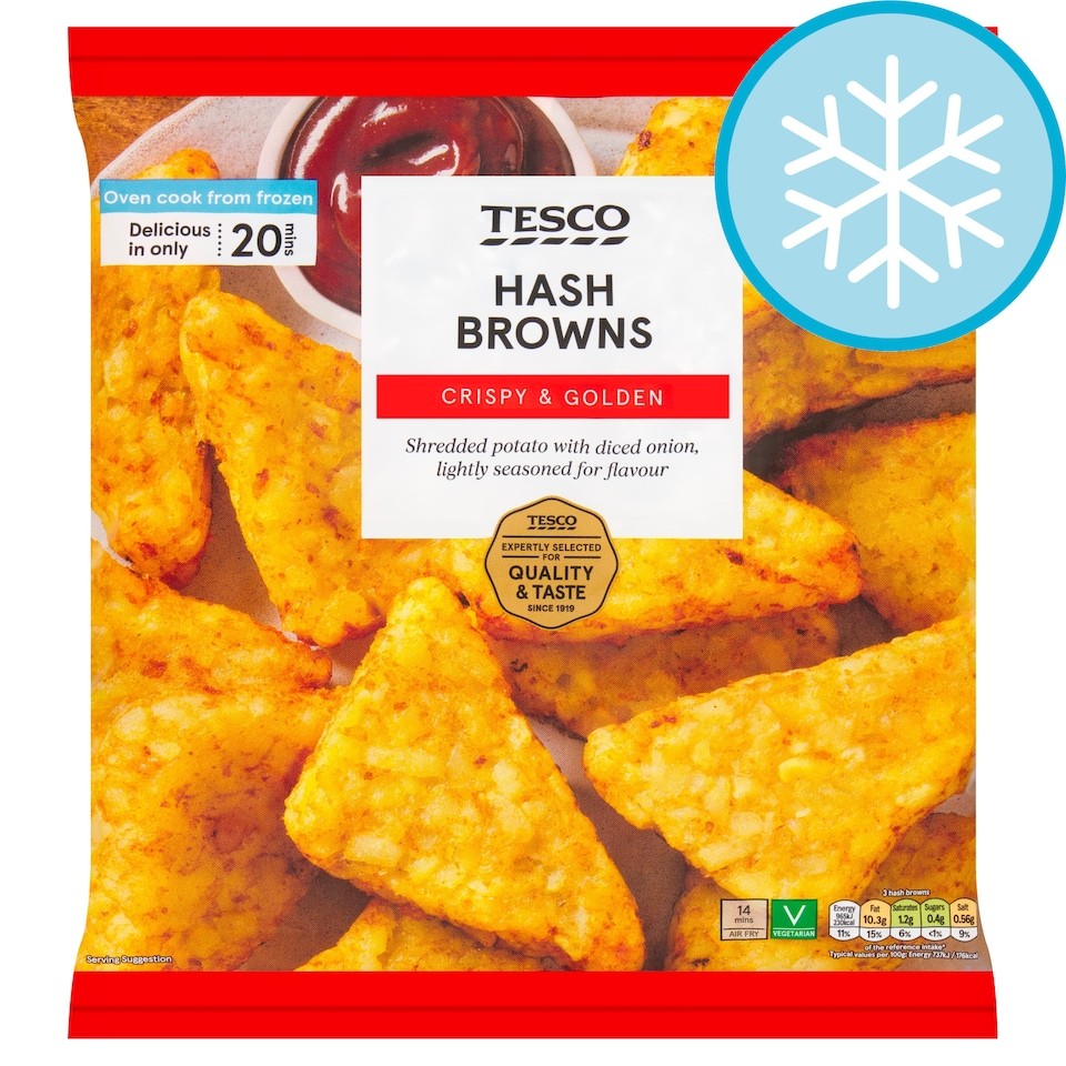 Tesco Hash Browns 750G