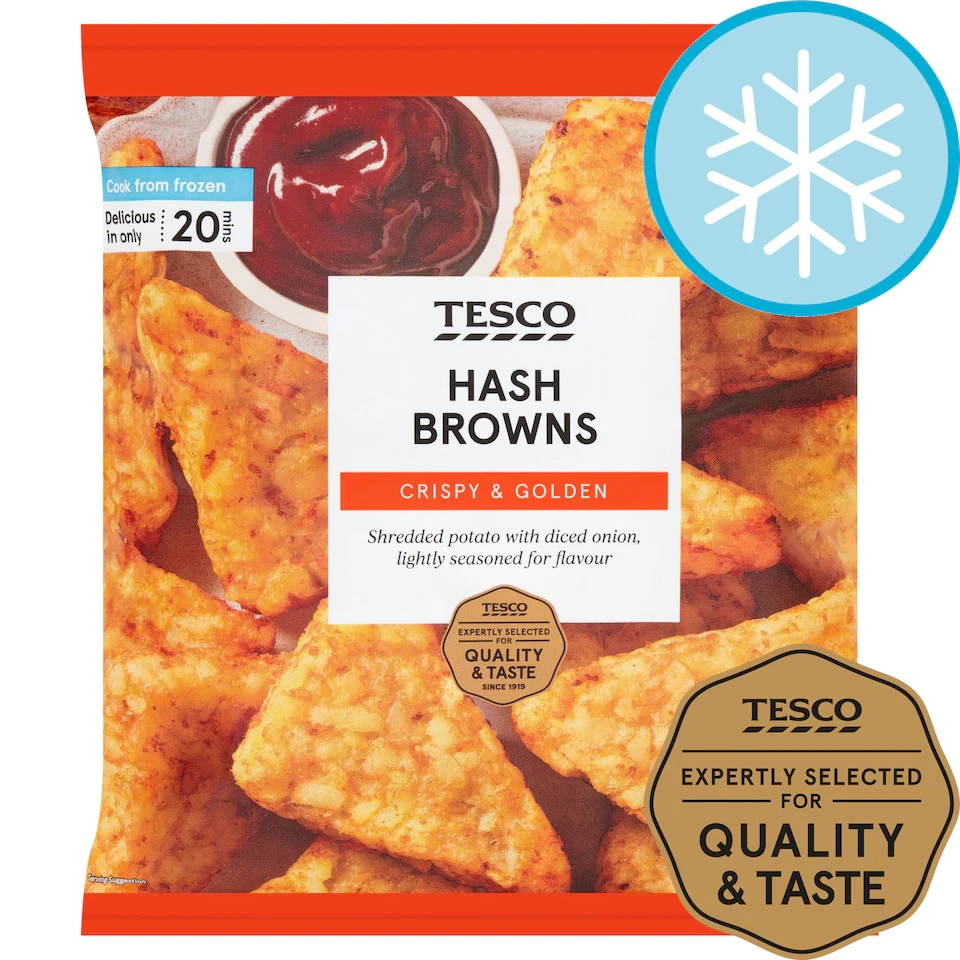 Tesco Hash Browns 750G