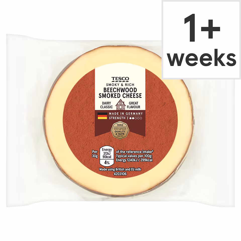 Tesco Smoked Beechwood Cheese 150G