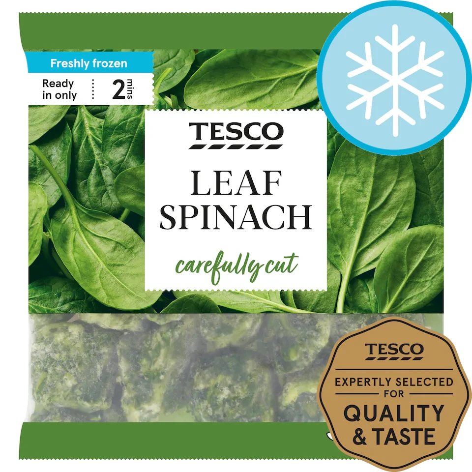 Tesco Leaf Spinach 900G