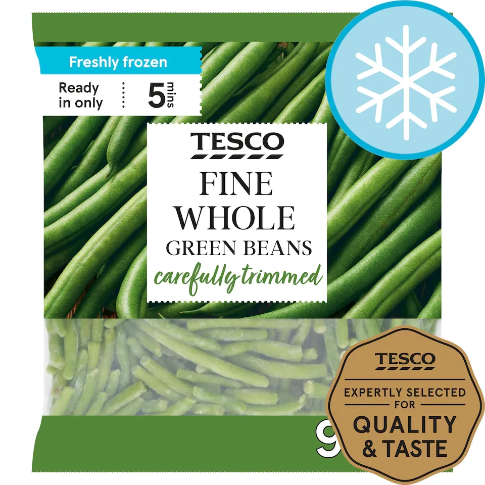 Tesco Very Fine Whole Green Beans 900G