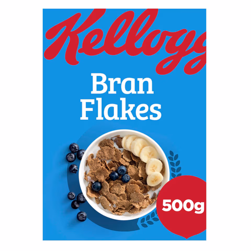 Kellogg's Bran Flakes Breakfast Cereal 500g