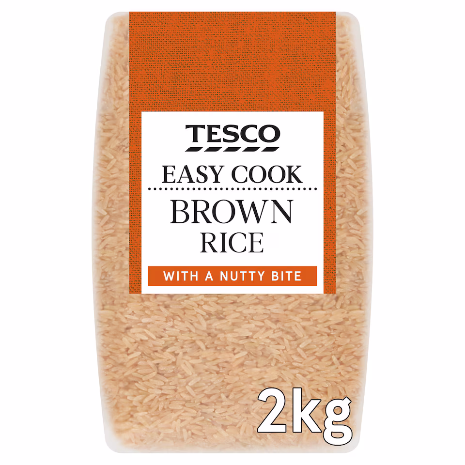 Tesco Easy Cook Brown Rice 2Kg