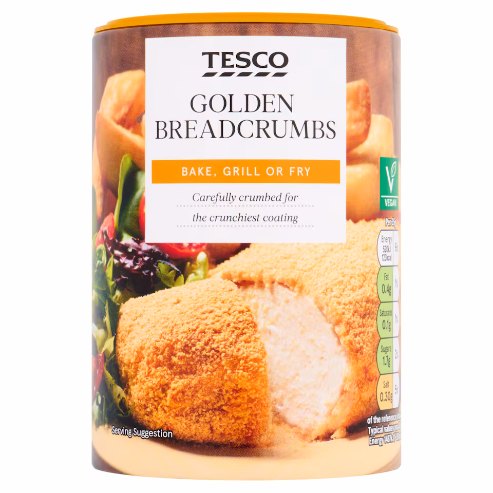 Tesco Golden Breadcrumbs 175G