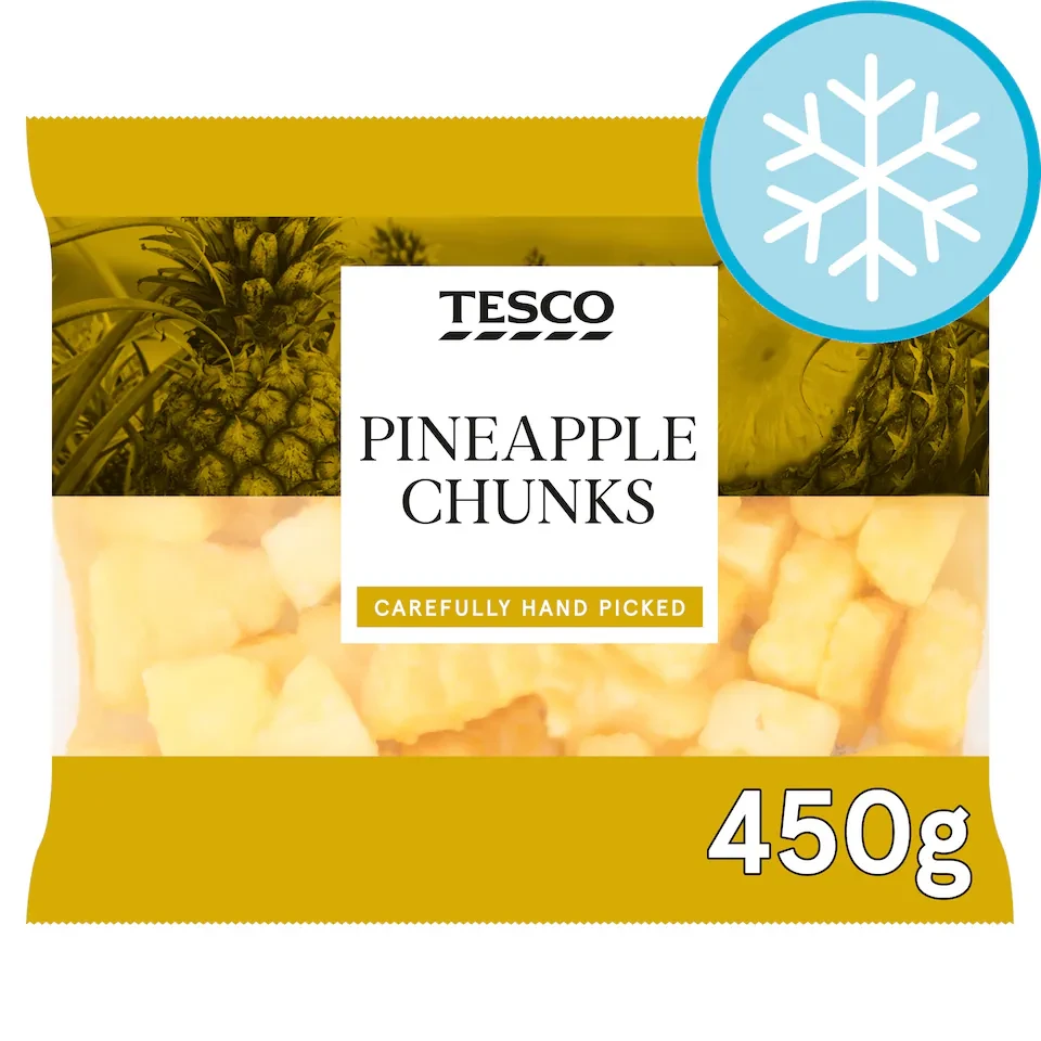 Tesco Frozen Pineapple Chunks 450G