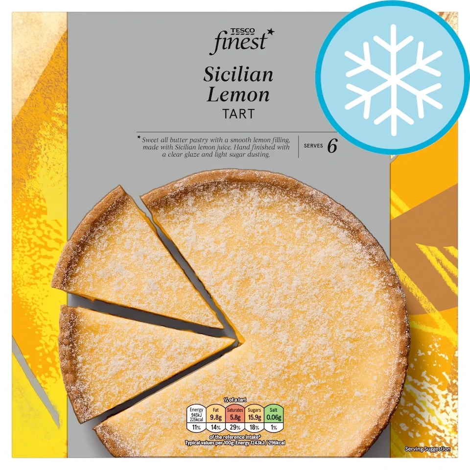 Tesco Finest Sicilian Lemon Tart 458G