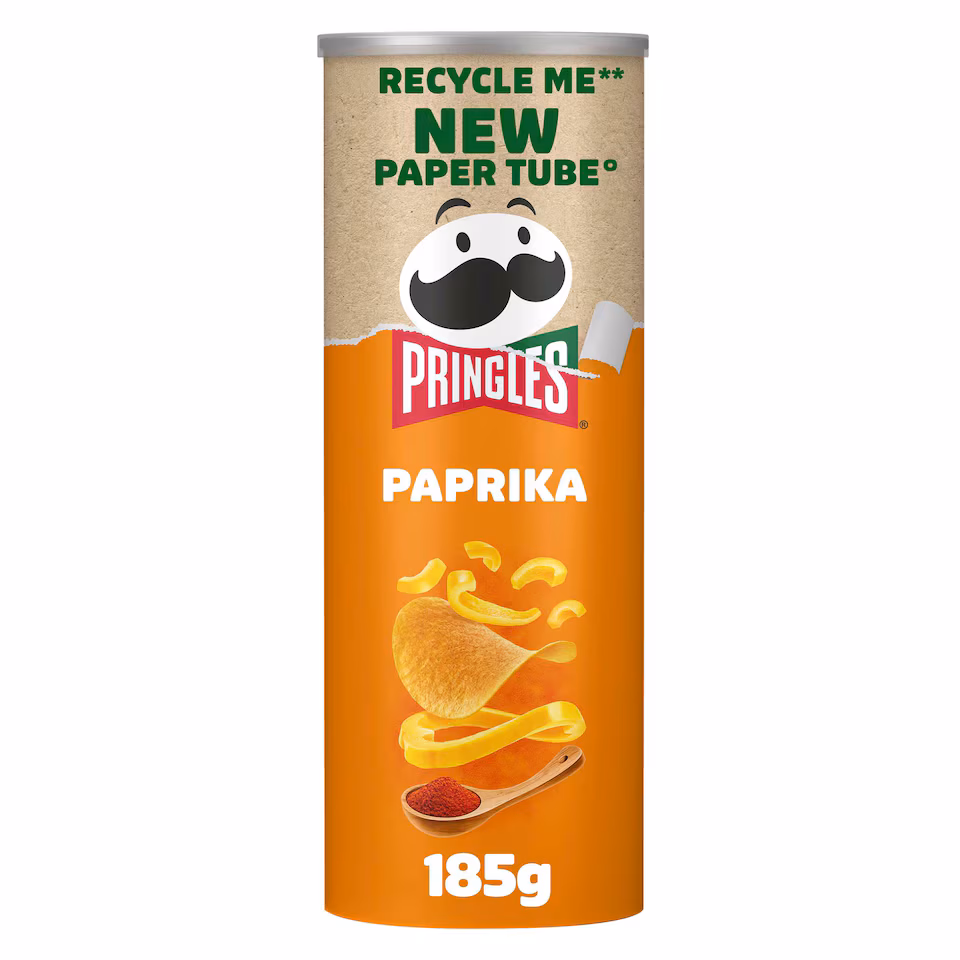 Pringles Paprika Sharing Crisps 185g