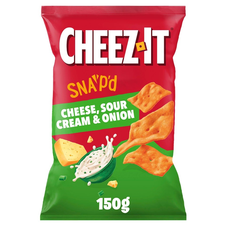 Cheez-It Cheese Sour Cream & Onion 150g