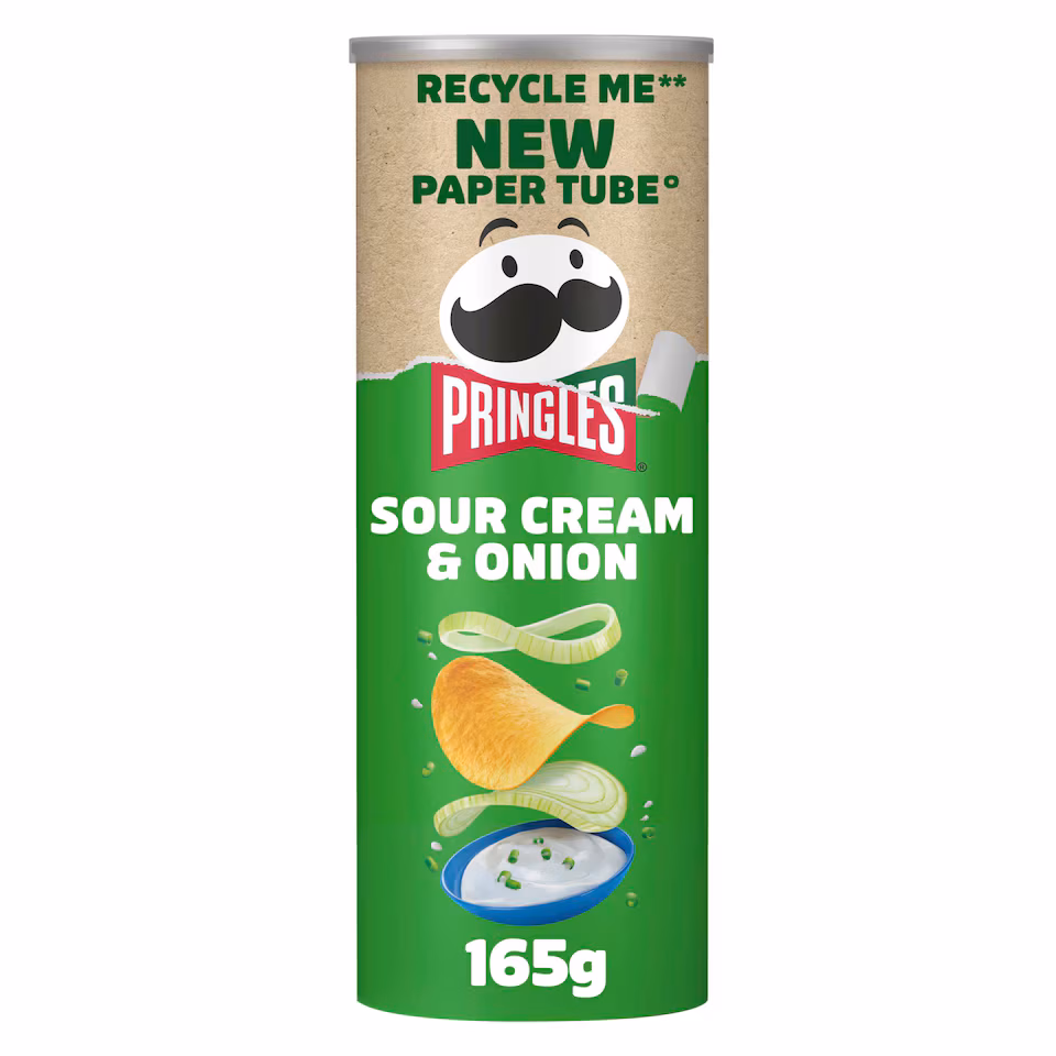 Pringles Sour Cream & Onion 165g
