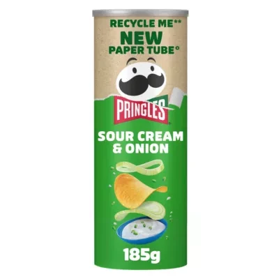 Pringles Sour Cream & Onion Halloween Sharing Crisps 185g