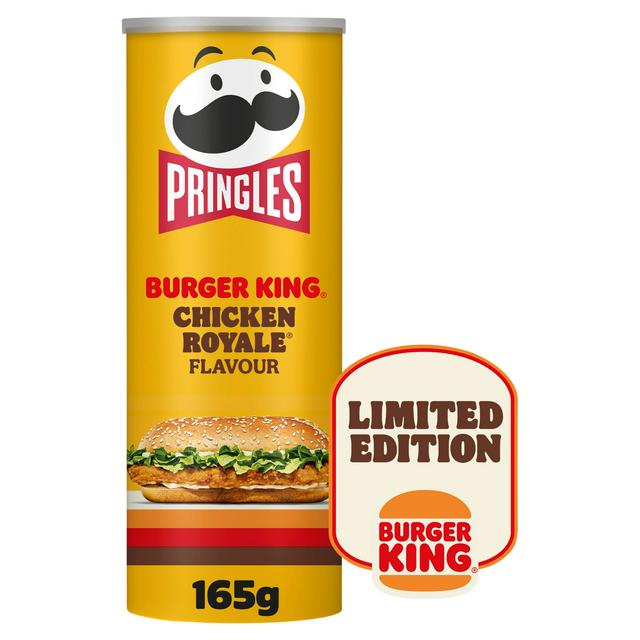 Pringles 165g Burger King Chicken Royale Flavour Sharing Crisps