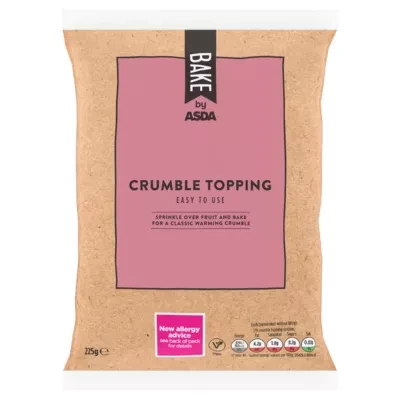 BAKE by ASDA Bake Crumble Topping 225g