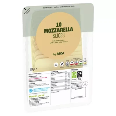ASDA 10 Mozzarella Slices 220g