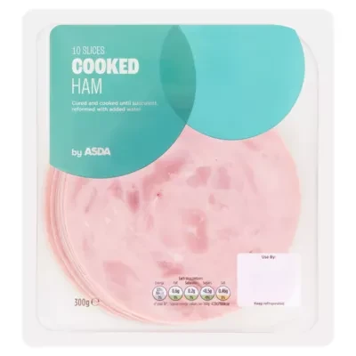 ASDA Cooked Ham 10 Slices 300g