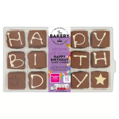 The BAKERY at ASDA The BAKERY at ASDA Happy Birthday Cake Cubes