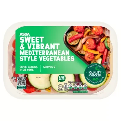 ASDA Sweet & Vibrant Mediterranean Vegetables 400g
